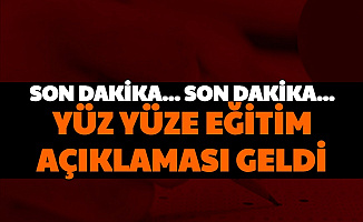 Son Dakika: Yüz Yüze Eğitim ve 15 Tatil - Sömestr Açıklaması Geldi