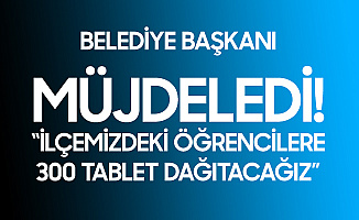 Ünye Belediyesi'nden İhtiyaç Sahibi Öğrencilere 300 Tablet