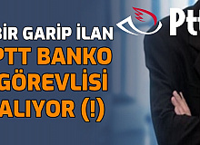 Bir Garip PTT Personel Alımı İlanı: KPSS'siz Banko Görevlisi