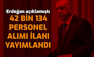 Erdoğan'ın Açıklaması Sonrası İş İlanları Yayımlandı: Türkiye Geneli 42 Bin 134 Personel Alımı Başvurusu İŞKUR'da