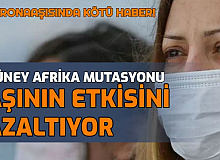 Güney Afrika Mutasyonu, Pfizer Aşının Etkisini Azaltıyor