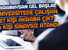 İzmir Katip Çelebi Üniversitesi'nde 27 Çalışan Akraba Çıktı