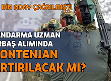 Jandarma Uzman Erbaş Alımında Kontenjan