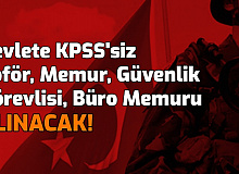 KPSS'siz Kamu İlanları: Şoför, Güvenlik Görevlisi, Büro Memuru Alımı Başvurusu Başladı