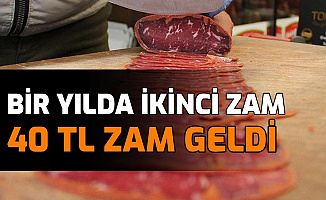 Pastırma Fiyatında 40 Lira Artış: Yüzde 28.5 Zam Geldi