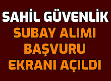 Sahil Güvenlik Komutanlığı Subay Alımı Başvuru Sayfası Açıldı