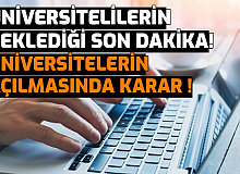 Son Dakika Haberi: YÖK'ten Üniversitelerde Yüz Yüze ve Uzaktan Eğitim Kararı Geldi