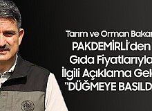 Tarım ve Orman Bakanı Pakdemirli: Mayıstan Sonra Gıda Fiyatlarında Düşüş Bekliyoruz