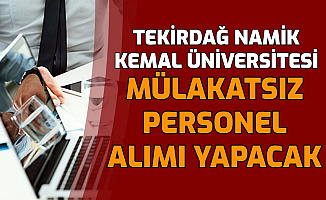 Tekirdağ Namık Kemal Üniversitesi En Az Lise Mezunu Hemşire Alımı Yapacak