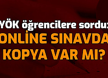 YÖK Öğrencilere Sordu: Online Sınavda Kopya Çekildi mi?