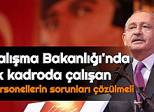 Aile, Çalışma ve Sosyal Hizmetler'de Ek Kadroda Çalışan Personellerin Ciddi Sorunları Çözülmelidir