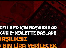 Başvurular e Devlet'te Başladı: Engellilere Karşılıksız 65 Bin Lira Verilecek