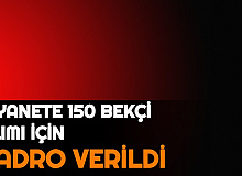 Diyanete 150 Bekçi Alımı İçin Kadro Verildi