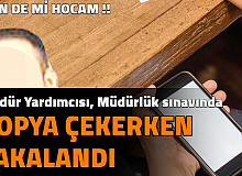 EKYS'de Kopya Skandalı: Acemi Kopyacı Müdür Yardımcısı Çıktı