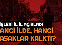 İçişleri İl İl Açıkladı: İşte Kısıtlamaların Kalktığı İller (Sokağa Çıkma Yasağı, Okullar, Kafe, Restoranlar)