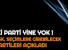 İki Parti Yine Yok: YSK, Seçimlere Girebilecek Partileri Açıkladı