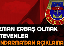 Jandarma'dan Uzman Erbaş Olmak İsteyen Gençler İçin Duyuru