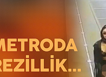 Metroda Rezillik! Şok Eden Görüntüler
