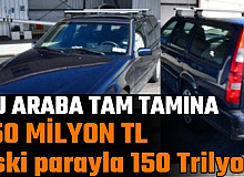 Plakası Nedeniyle Bu Araba 150 Milyon TL'ye Satılıyor