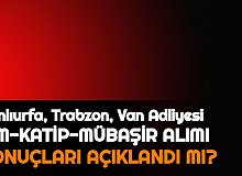 Şanlıurfa Adliyesi, Trabzon Adliyesi, Van Adliyesi Sonuçları Açıklandı mı 2021 | İKM, İcra Zabıt Katibi, Mübaşir Alımı