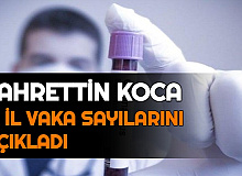 Son Dakika: Fahrettin Koca, İl İl Vaka sayılarını Açıkladı