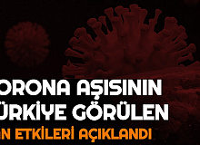 Son Dakika: Korona Aşısının Türkiye'deki Yan Etkileri Açıklandı