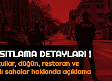 Son Dakika: Yüz Yüze ve Uzaktan Eğitim, Okullar, Düğünler ve Restoranlar Hakkında Açıklama Geldi