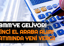 TBMM'ye Geliyor: 2. El Arabaya Yeni Vergi Geliyor