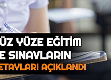 Yüz Yüze Eğitim ve Sınavlar Hakkında Milli Eğitim Bakanlığı'ndan Açıklama Geldi: Yarın Başlıyor