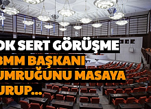 Güvenlik Soruşturması Teklifinde Sert Gelişme: TBMM Başkanı Şentop Masaya Yumruğunu Vurdu ve...