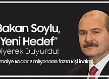 İçişleri Bakanı Süleyman Soylu, 'Yeni Hedef' Diyerek Paylaştı
