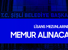 Lisans Mezunlarından 50 Memur Alımı Yapılacak