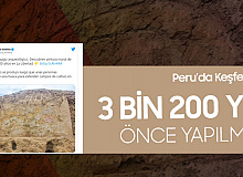 Peru'da Keşfedildi! Tam 3 Bin 200 Yıl Önce Yapılmış...