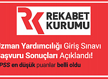 Rekabet Kurumu Uzman Yardımcısı Alımı Başvuru Sonuçları Açıklandı! KPSS En Düşük Puanlar Belli Oldu
