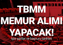 Türkiye Büyük Millet Meclisi'ne Memur Alımı Yapılacak (Başvurular 19 Nisan'da Başlıyor)