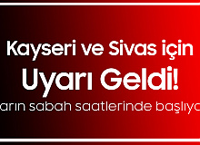 Uyarılar Art Arda Geldi! Kayseri ve Sivas'ta Yarın Sabah Saatlerinden İtibaren Rüzgar ve Fırtına Bekleniyor