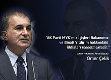 AK Parti Sözcüsü Ömer Çelik'ten Sedat Peker'in Videolarına İlişkin Açıklama: AK Parti Tüm İftiralar Karşısında Arkadaşlarımızın Yanındadır