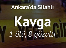 Ankara'da Silahlı Kavga! 8 Şüpheli Gözaltında, 1 Ölü