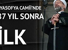 Ayasofya Camii'nde 87 yıl Sonra İlk Bayram Namazı 