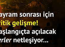 Beklenilen Vaka Sayılarına Ulaşılmazsa Sadece "Okullar" Açılabilir