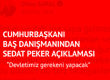 Cumhurbaşkanı Başdanışmanı'ndan Sedat Peker Açıklaması: Devletimiz Gerekeni Yapacak