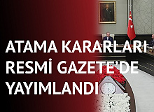 Cumhurbaşkanlığı Atama Kararları Resmi Gazete'de Yayımlandı