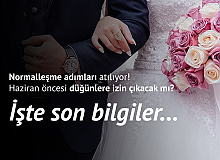 Düğünlere İzin Haziran Sonrasına Sarkabilir