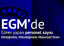 EGM'de Kaç Polis, Kaç Bekçi Personel Görev Yapıyor? (Ortaöğretim, Üniversite Mezuniyet Oranı)