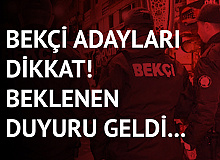 İçişleri Bakanlığı EGM Bekçi Alımı Sınav Sonuçları Açıklandı