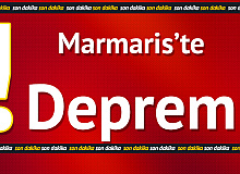 Marmaris'te Deprem Meydana Geldi