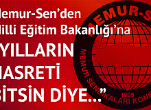 Memur-Sen'den MEB'e "İsteğe Bağlı İl Dışı Yer Değiştirme" Çağrısı