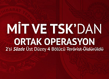 Milli İstihbarat Teşkilatı ve TSK'dan Başarılı Operasyon: 4 Terörist Öldürüldü, 2'si Üst Düzey