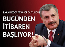Sağlık Bakanı Koca Duyurdu! Bugünden İtibaren Aşılamada Yeni Süreç Başlıyor