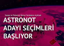 Sanayi ve Teknoloji Bakan Yardımcısı Kacır: Astronot Adayı Seçimleri Başlıyor